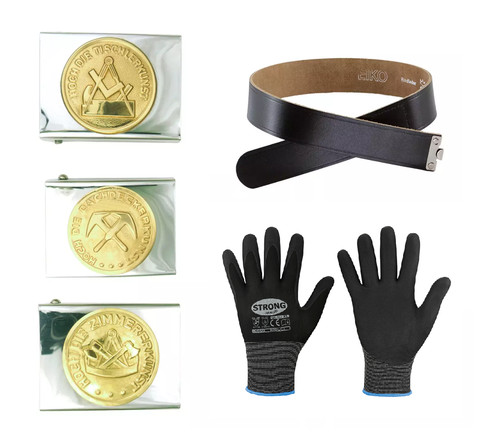 Set zunftgürtel echt leder - zunftgürtel,