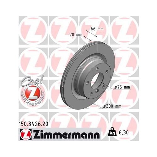 Zimmermann bremsscheibe - 2x,
