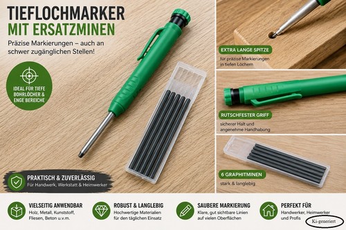 Tieflochmarker set minen - tieflochmarker,