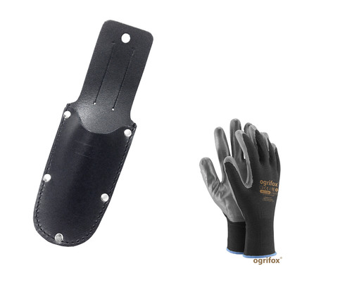 Leder messertasche - leder,
